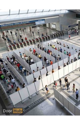 Room Partition Panels for Metro UAE for Station & Transit Projects